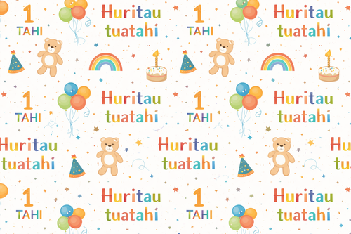 Te Reo Māori Gift Wrap